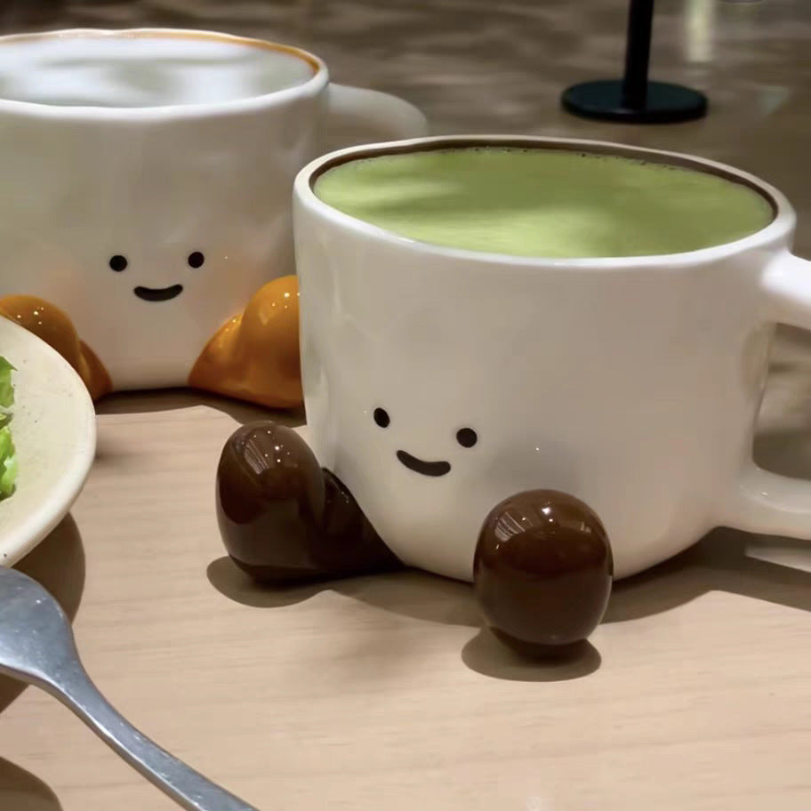 Cartoon Ceramic Mug with Handle