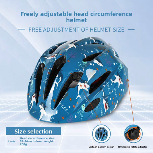 Cartoon Children Helmet for Skating Biking
