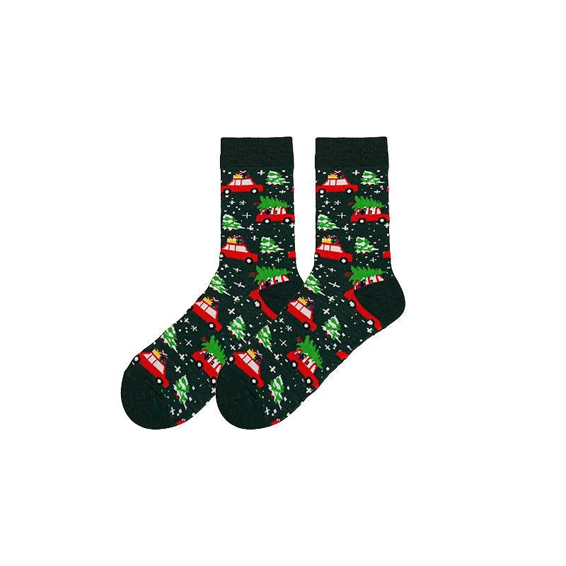 Cartoon Christmas Socks for Men and Women