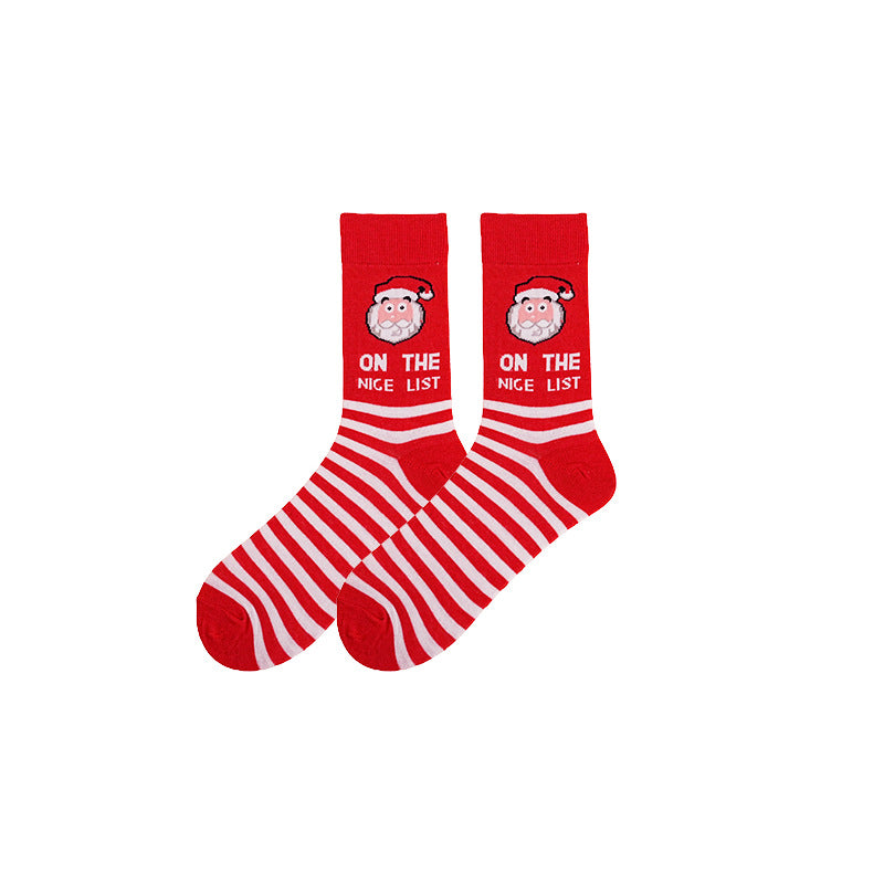 Cartoon Christmas Socks for Men and Women