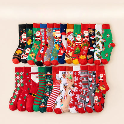 Cartoon Christmas Socks for Men and Women