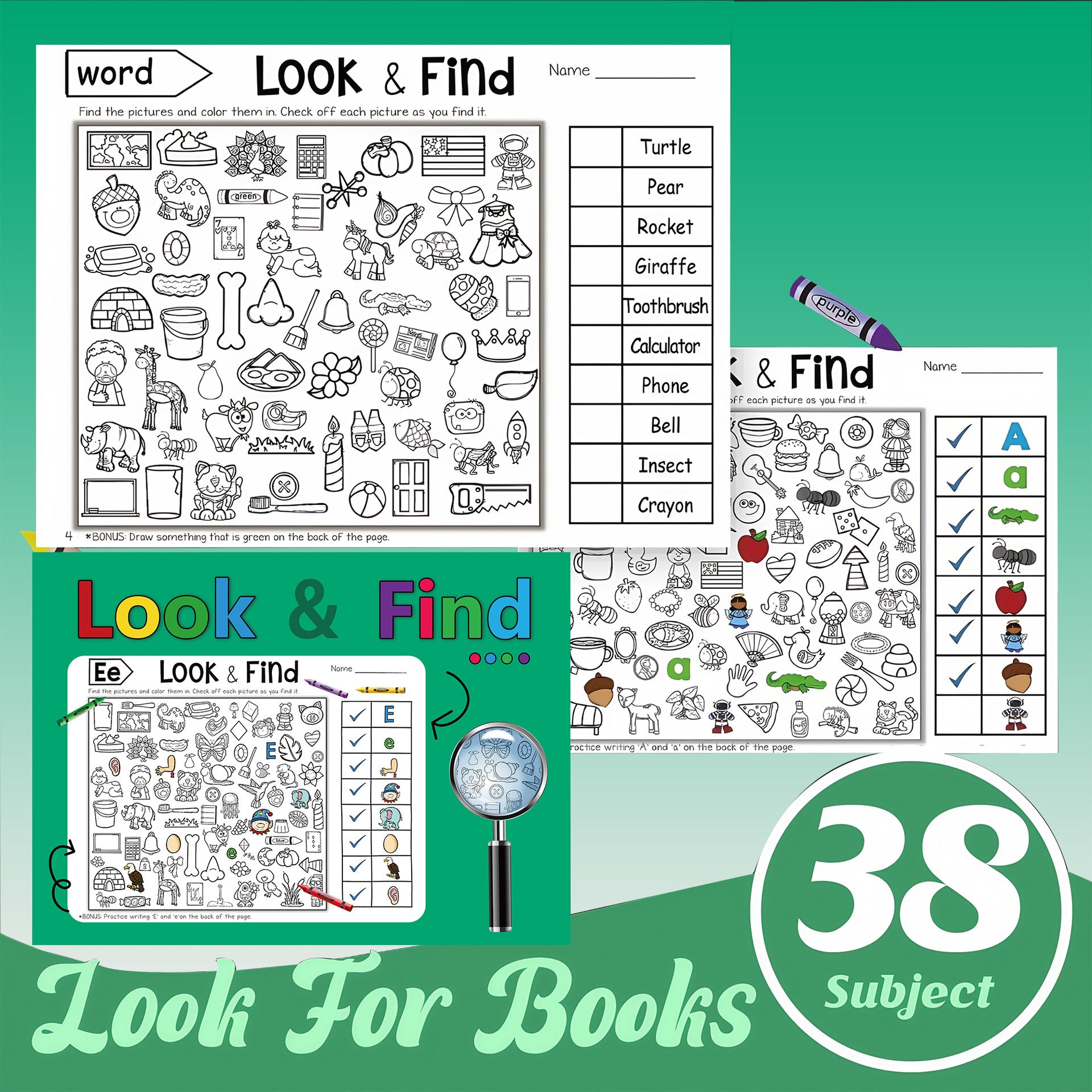 Cartoon Coloring Book