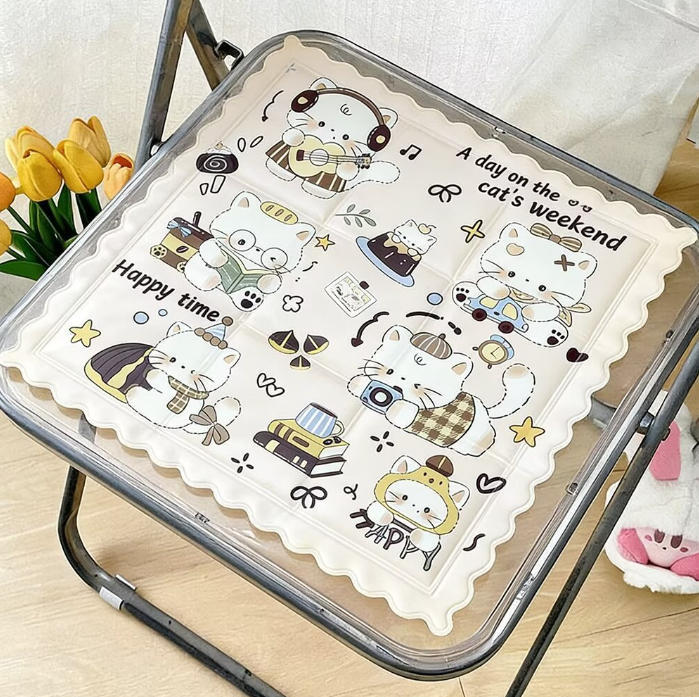 Cartoon Cooling Gel Seat Pad
