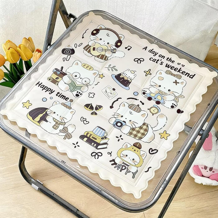 Cartoon Cooling Gel Seat Pad