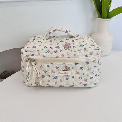 Cartoon Cosmetic Bag Women's Travel Portable Large Capacity Storage Bag