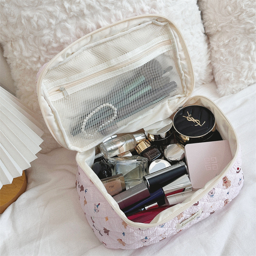 Cartoon Cosmetic Bag Women's Travel Portable Large Capacity Storage Bag