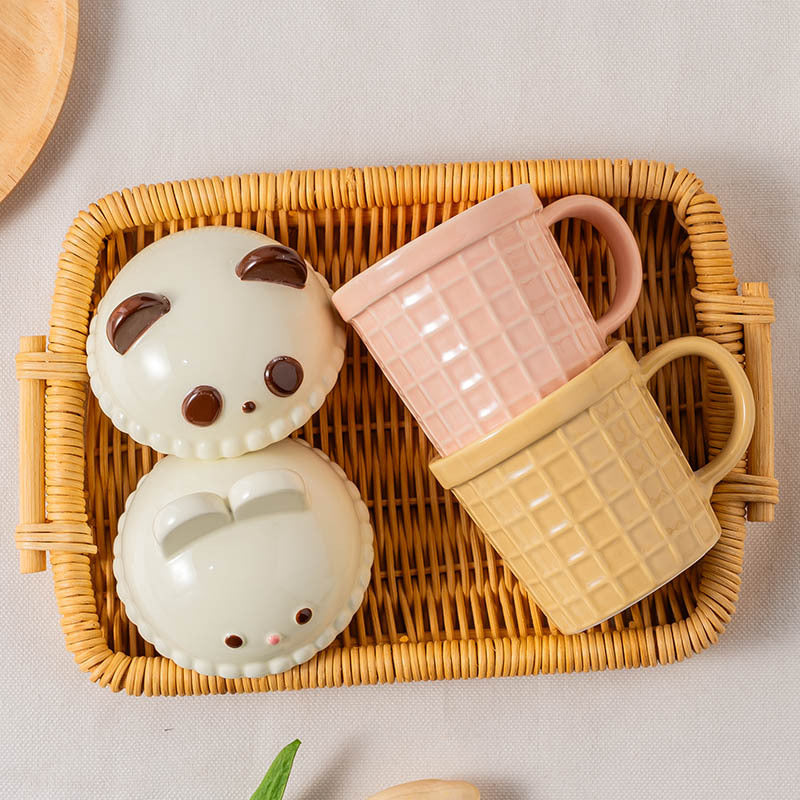 Cartoon Creative ice cream cone cup
