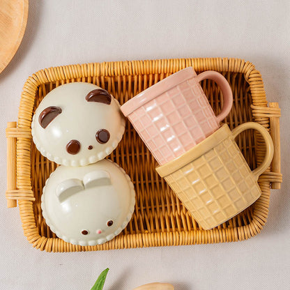 Cartoon Creative ice cream cone cup
