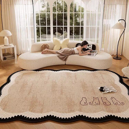 Cartoon Crystal Velvet Home Carpet
