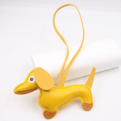 Cartoon Dachshund Keychain Pendant