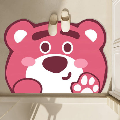 Cartoon Diatom Mud Bath Mat