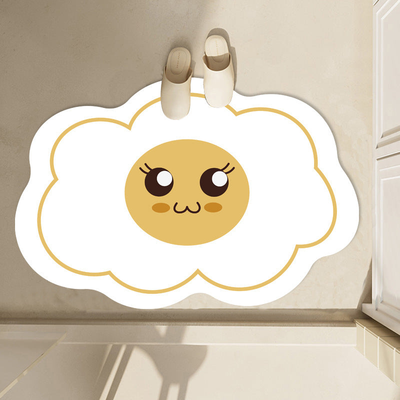 Cartoon Diatom Mud Bath Mat