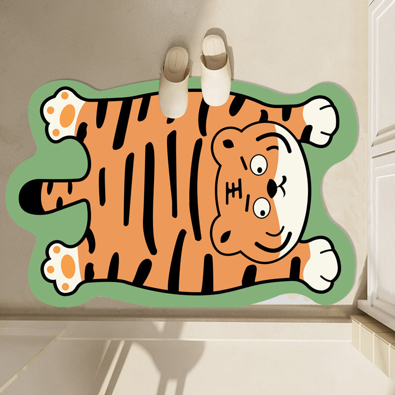 Cartoon Diatom Mud Bath Mat