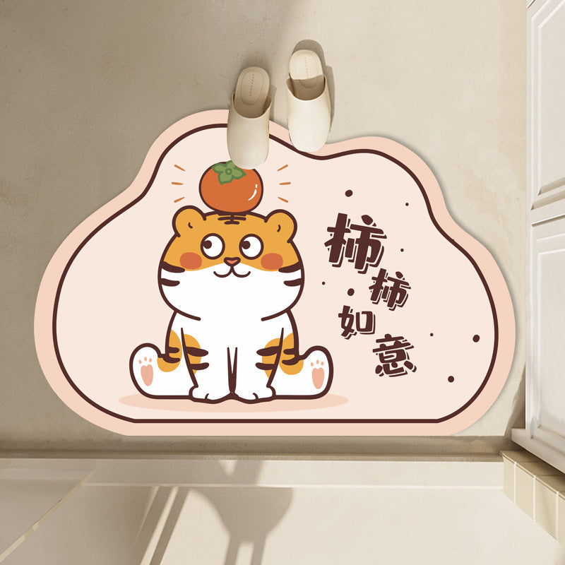 Cartoon Diatom Mud Bath Mat