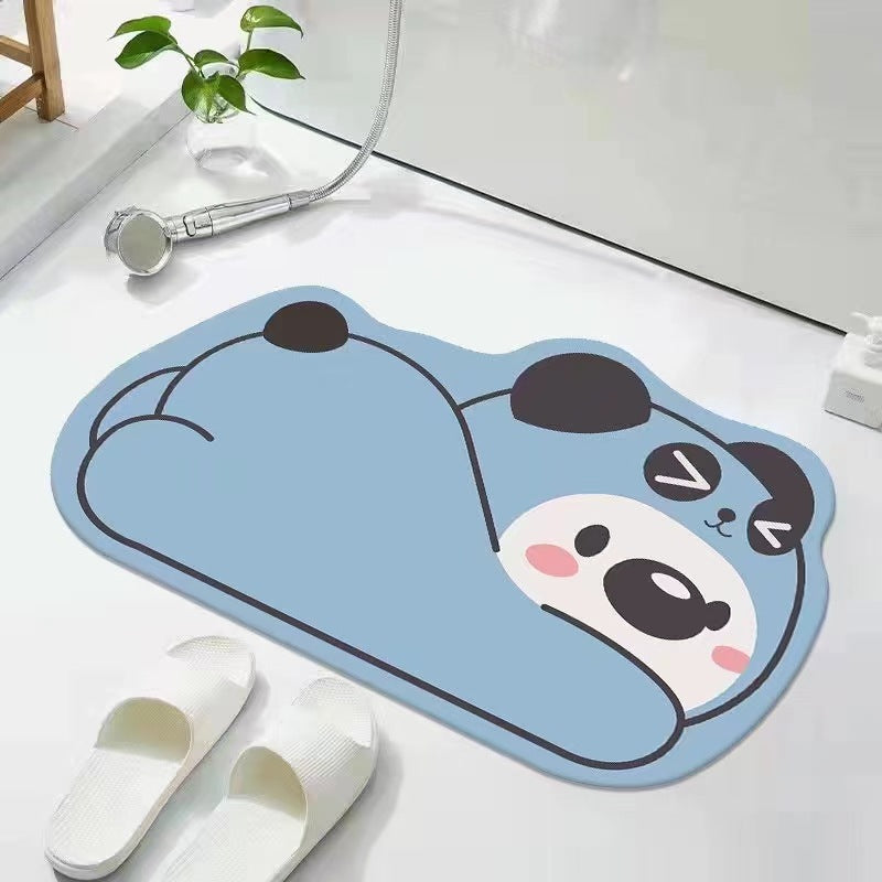 Cartoon Diatom Mud Bath Mat