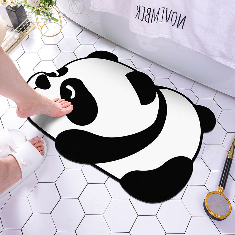 Cartoon Diatom Mud Bath Mat