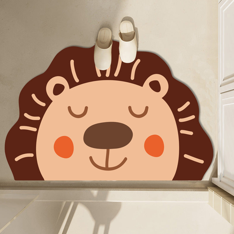 Cartoon Diatom Mud Bath Mat