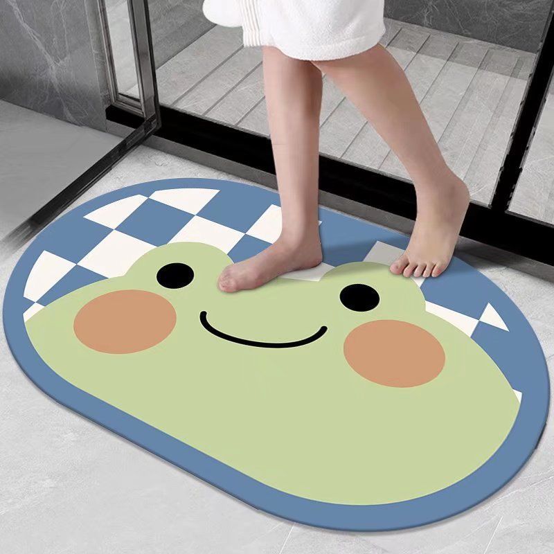 Cartoon Diatom Mud Bathroom Anti-Slip Floor Mat