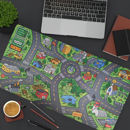 Cartoon Diatom Mud Desk Mat