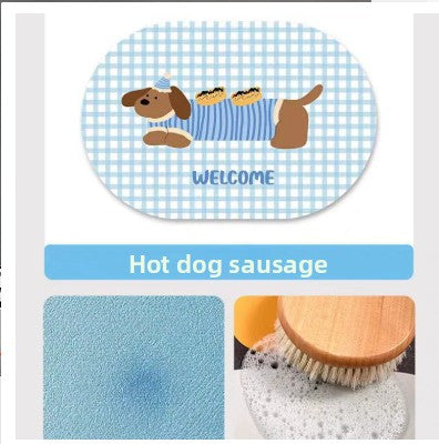 Cartoon Diatomaceous Earth Bathroom Mat
