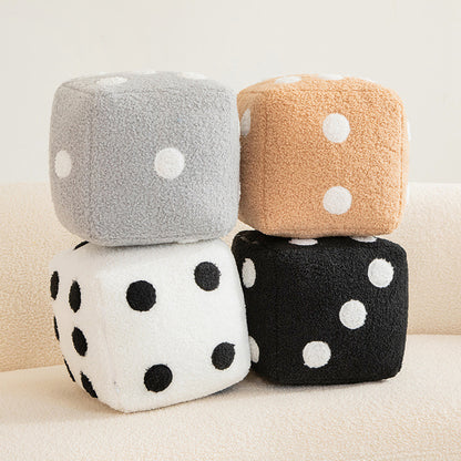 Cartoon dice sofa pillow