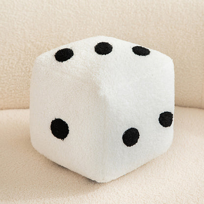 Cartoon dice sofa pillow