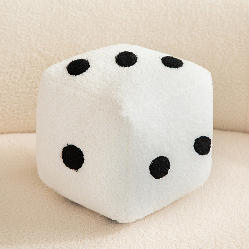 Cartoon dice sofa pillow