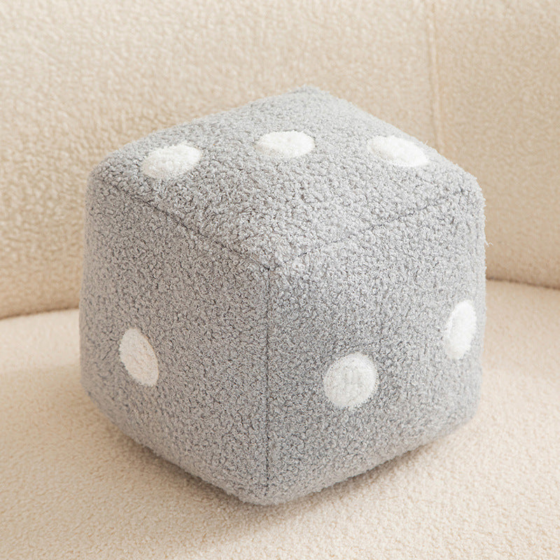 Cartoon dice sofa pillow