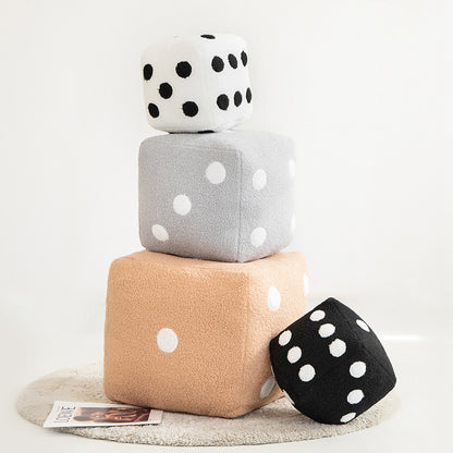 Cartoon dice sofa pillow