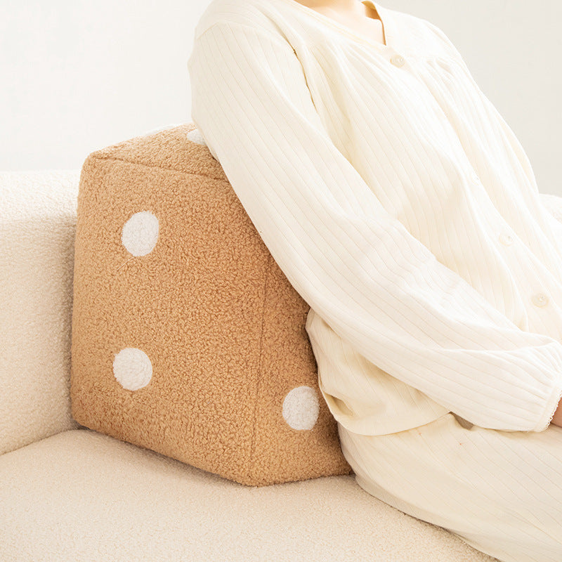 Cartoon dice sofa pillow