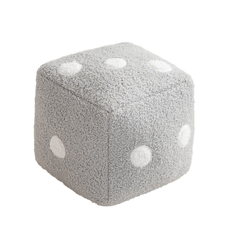 Cartoon dice sofa pillow