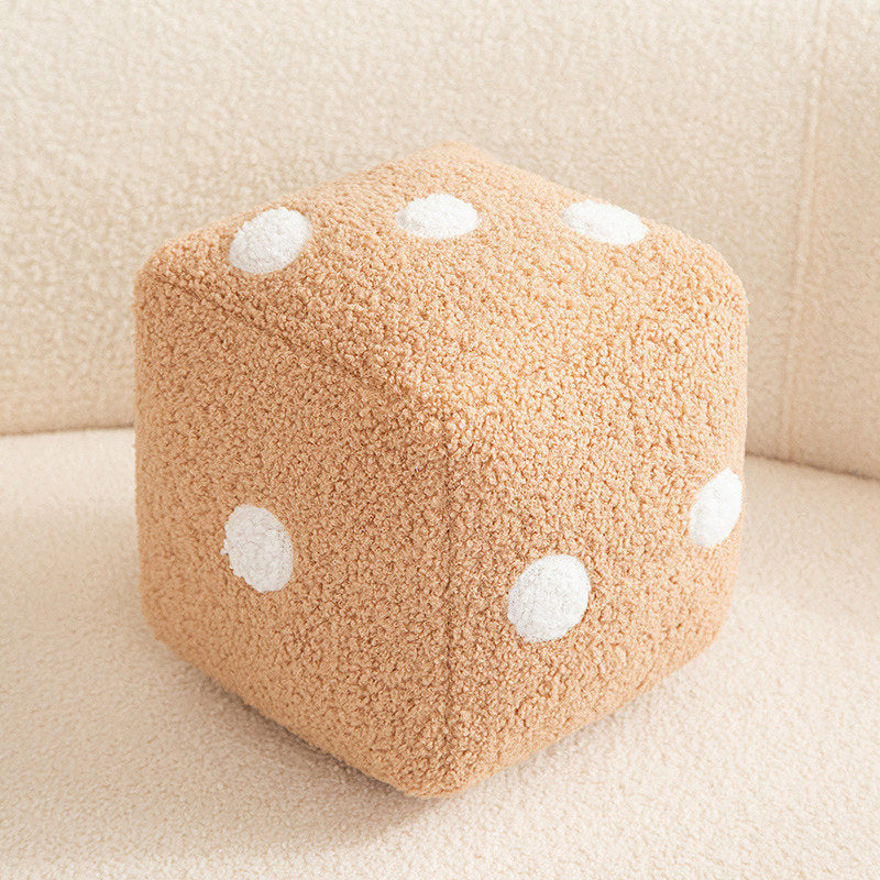 Cartoon dice sofa pillow
