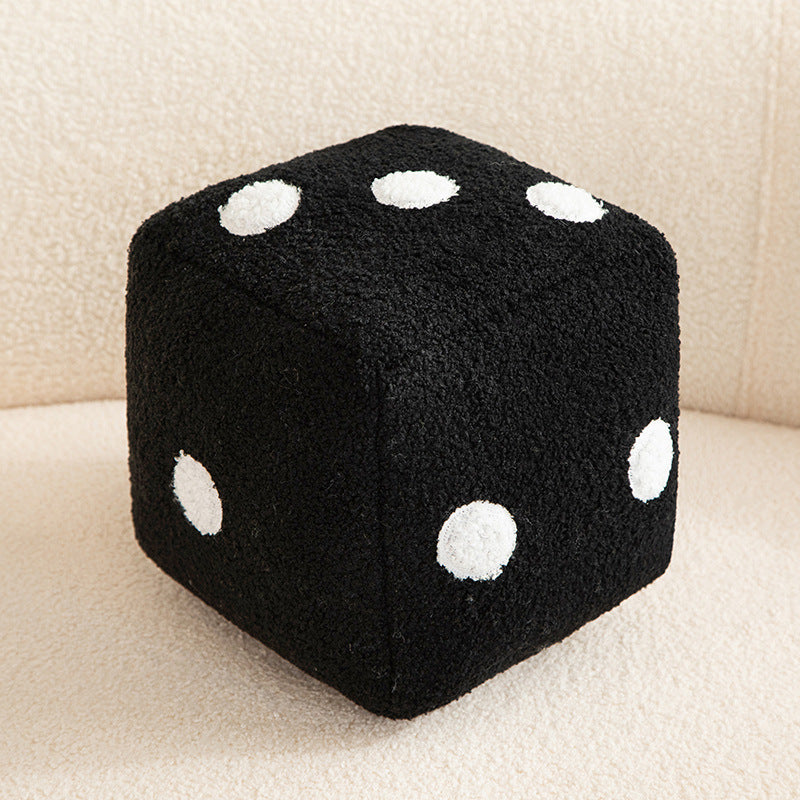 Cartoon dice sofa pillow