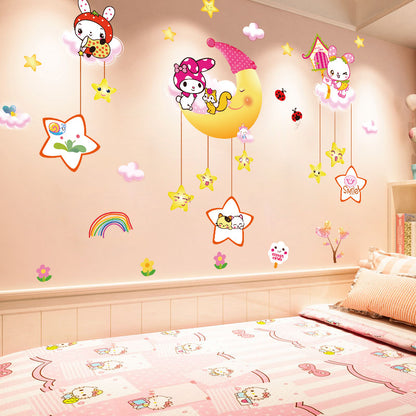 Cartoon Dinosaur 3d Wall Stickers Baby