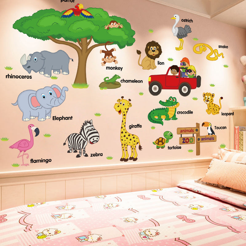 Cartoon Dinosaur 3d Wall Stickers Baby