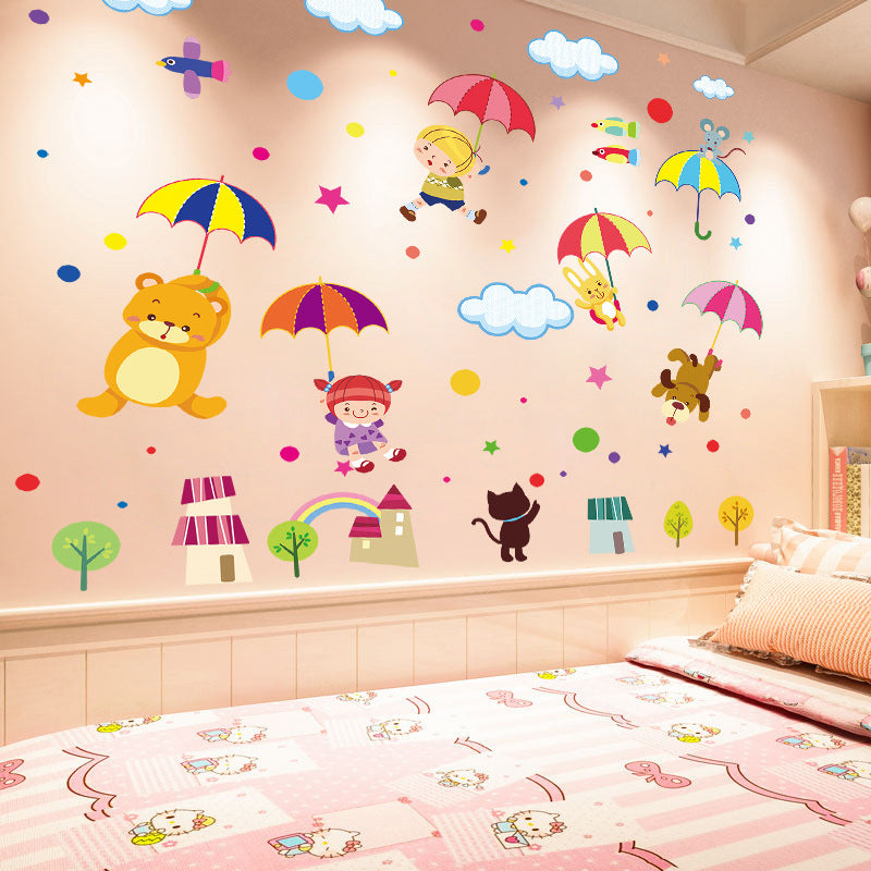 Cartoon Dinosaur 3d Wall Stickers Baby