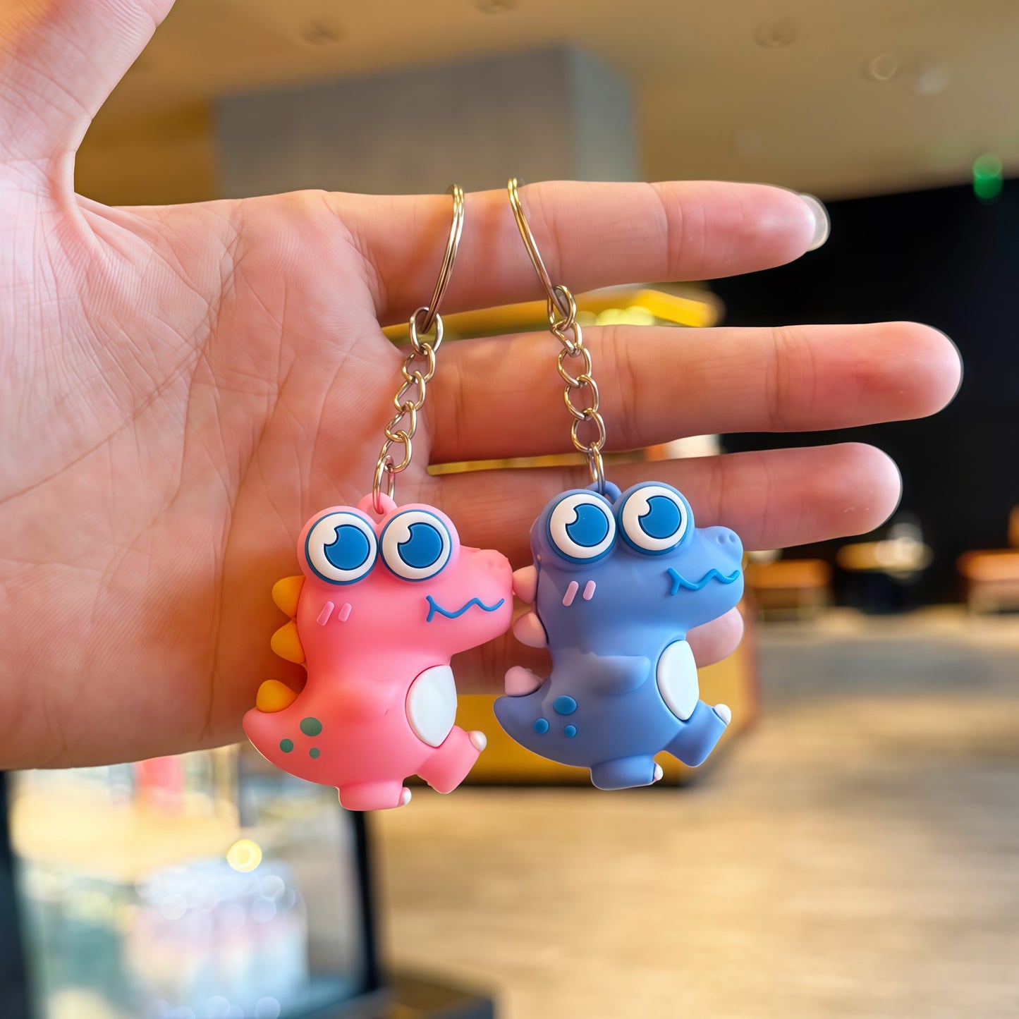 Cartoon Dinosaur Keychain Pendant