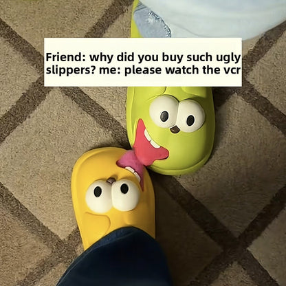 Cartoon Dog Pattern PVC Clogs