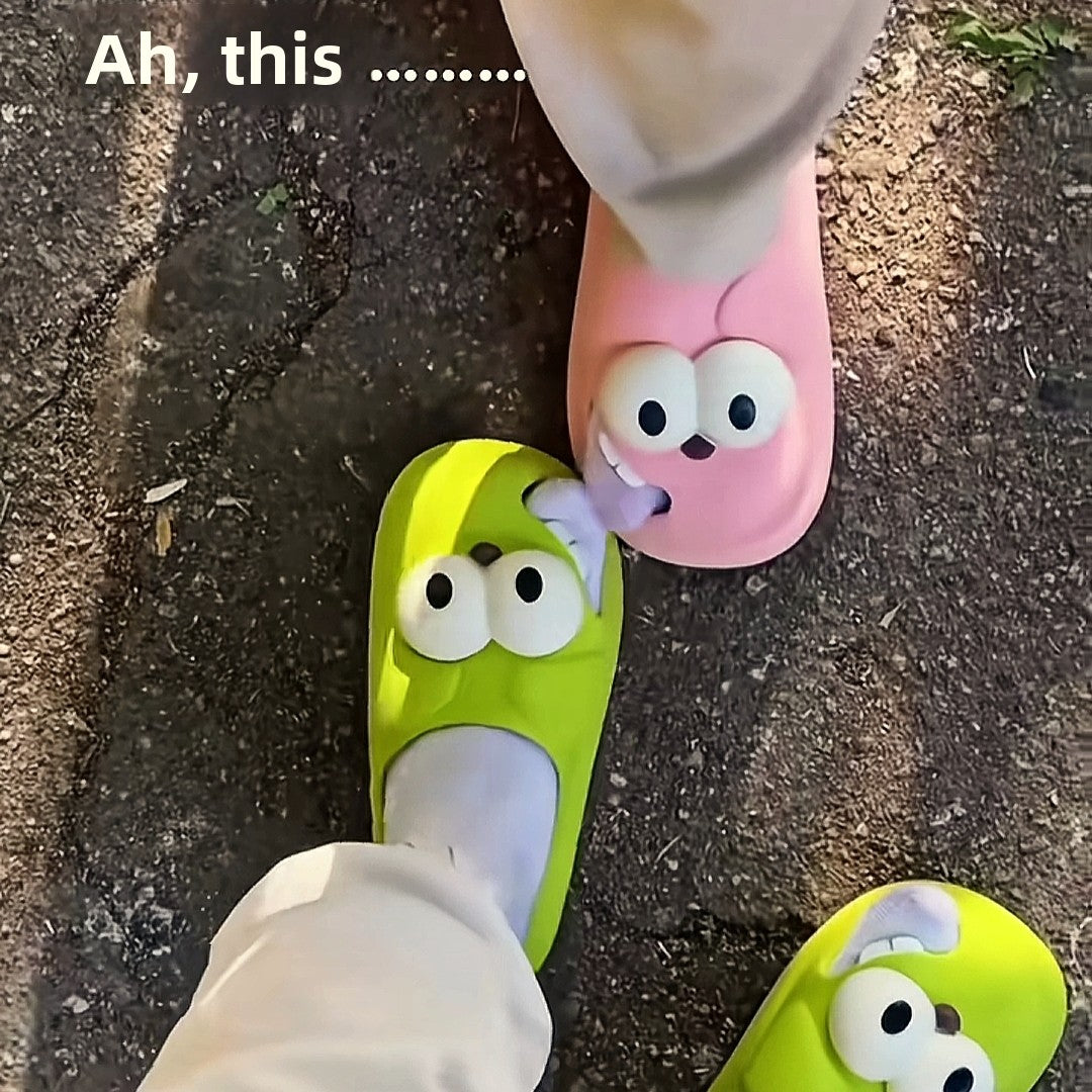 Cartoon Dog Pattern PVC Clogs