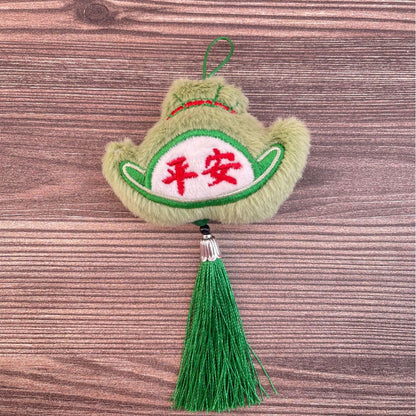 Cartoon Dragon Boat Festival Plush Ornament Blessing Pendant