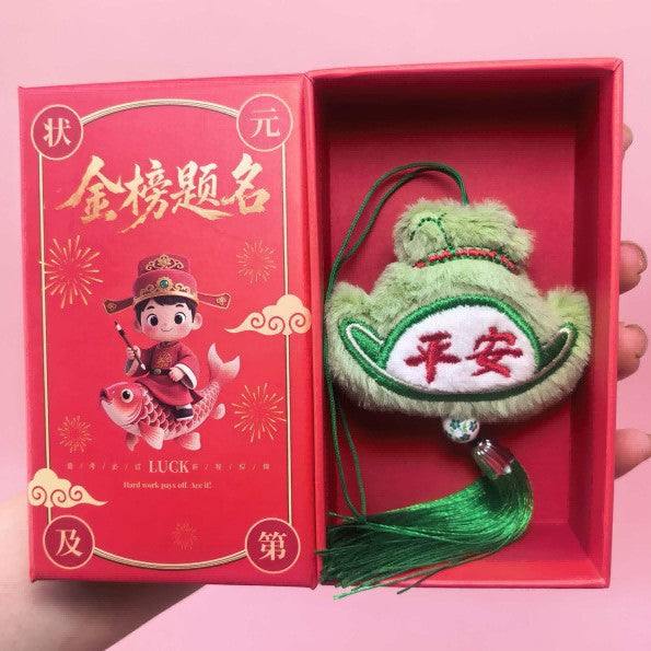 Cartoon Dragon Boat Festival Plush Ornament Blessing Pendant