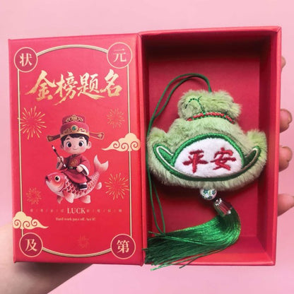 Cartoon Dragon Boat Festival Plush Ornament Blessing Pendant