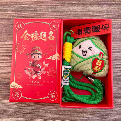 Cartoon Dragon Boat Festival Plush Ornament Blessing Pendant
