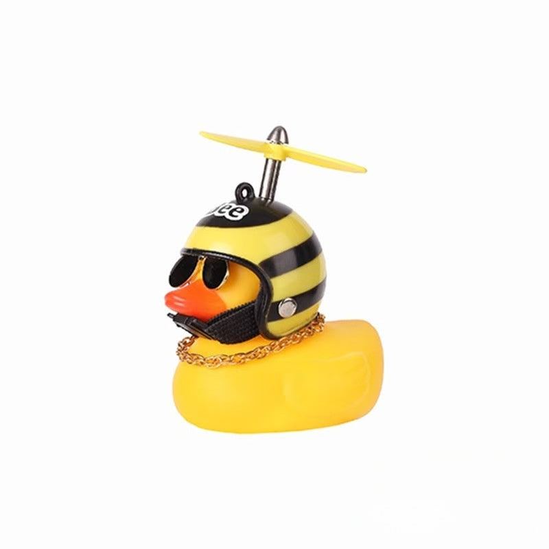 Cartoon Duck Car Bicycle Decorative Ornament