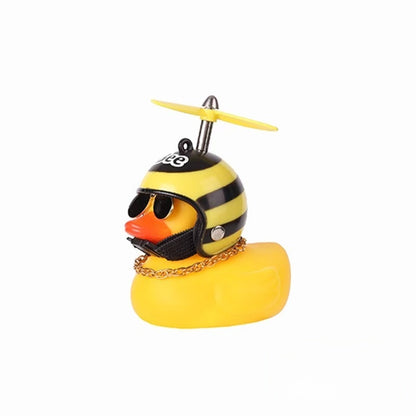 Cartoon Duck Car Bicycle Decorative Ornament