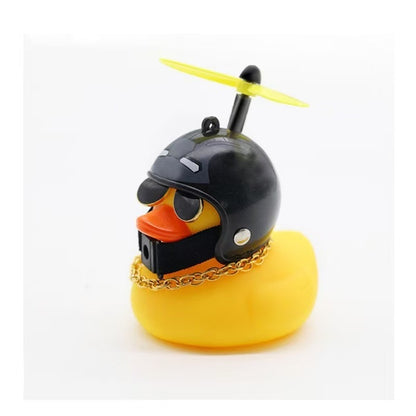 Cartoon Duck Car Bicycle Decorative Ornament