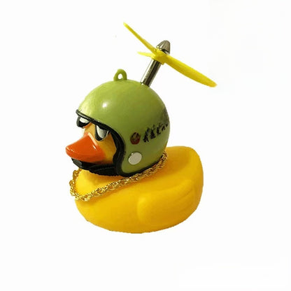 Cartoon Duck Car Bicycle Decorative Ornament