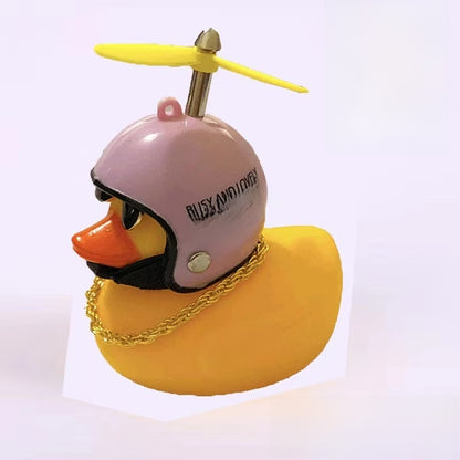 Cartoon Duck Car Bicycle Decorative Ornament