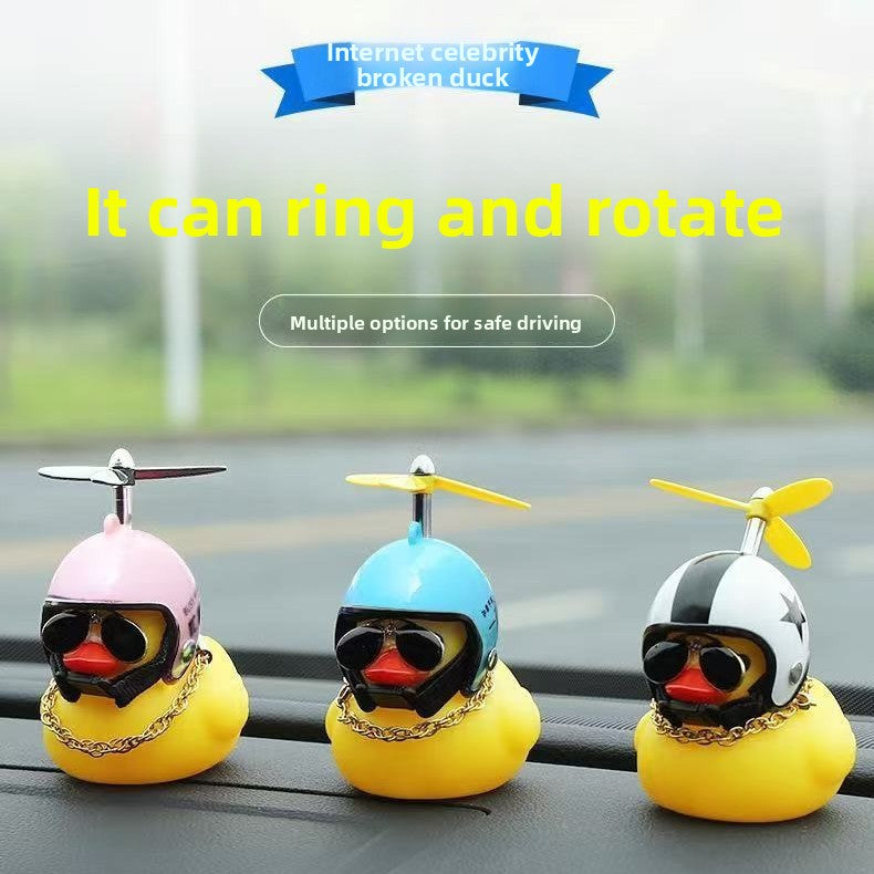 Cartoon Duck Vehicle Decoration Ornament