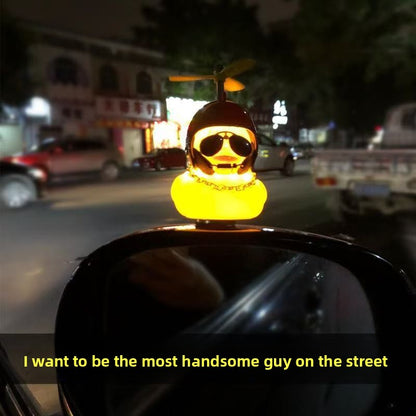 Cartoon Duck Vehicle Decoration Ornament